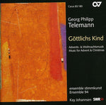 the album cover for Georg Philipp Telemann - Music for Advent & Christmas