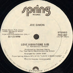 Joe Simon : Love Vibration (12", Promo)