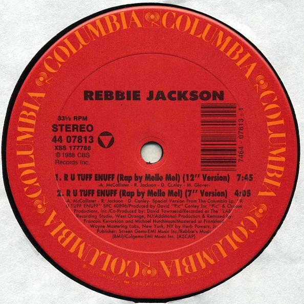 Rebbie Jackson : R U Tuff Enuff (12", Car)