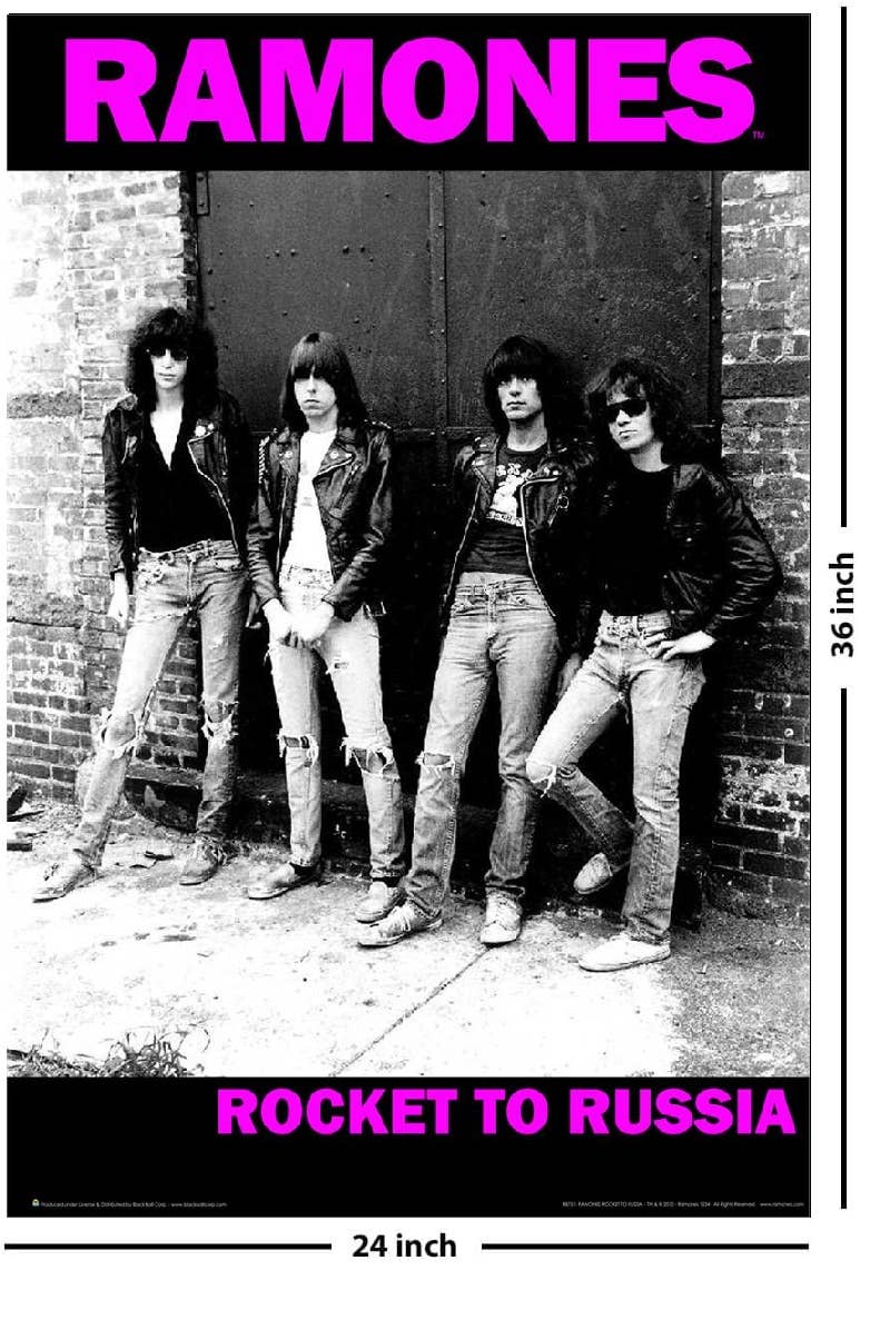 Ramones "Rocket To Russia" Poster - 24" X 36"