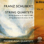 the album cover for Schubert / Mandelring String Quartet - String Quartet 3