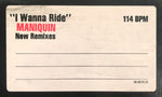 Maniquin : I Wanna Ride (New Remixes) (12")