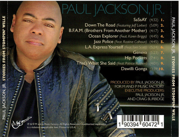 Paul Jackson Jr. : Stories From Stompin' Willie (CD, Album)