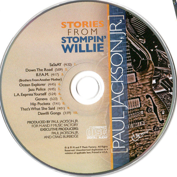 Paul Jackson Jr. : Stories From Stompin' Willie (CD, Album)