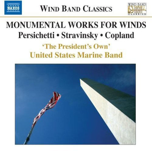 the album cover for United States Marine Band - Monumental Works for Winds