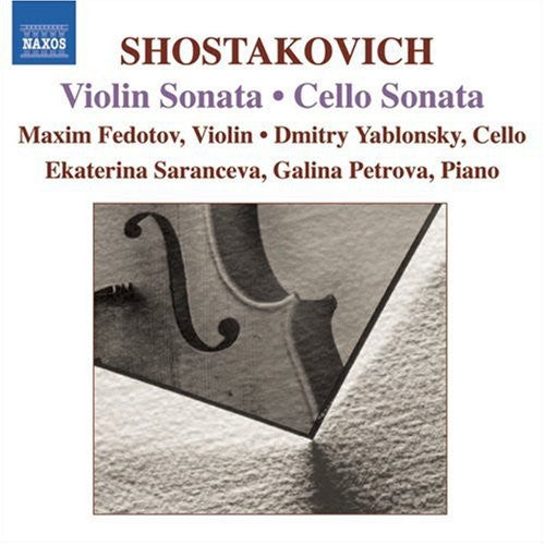 the album cover for Maxim Fedotov - Violin & Cello Sonatas