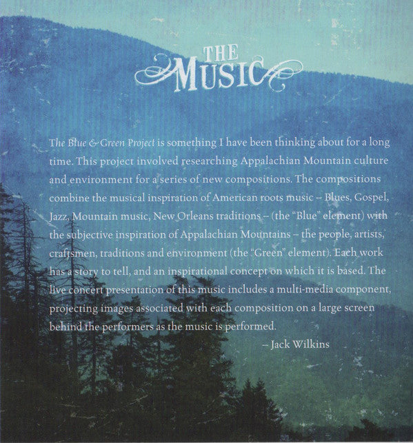 Jack Wilkins (2) : The Blue & Green Project (CD, Album)