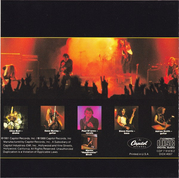 Iron Maiden : Killers (CD, Album, RE)