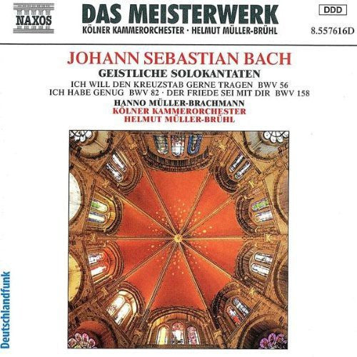 the album cover for Hanno Muller-Brachmann - Sacred Cantatas for Bass