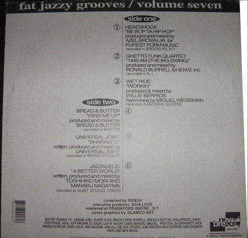 Various : Fat Jazzy Grooves Volume 7 (12")