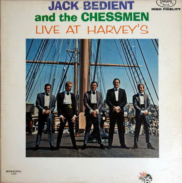 Jack Bedient & The Chessmen : Live At Harvey's (LP, Album, Mono)