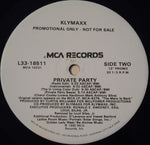 Klymaxx : Private Party (12", Promo)