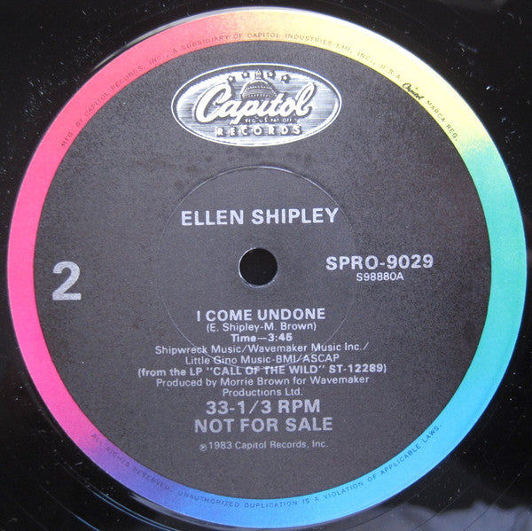 Ellen Shipley : Heart Out Of Time (12", Single, Promo)