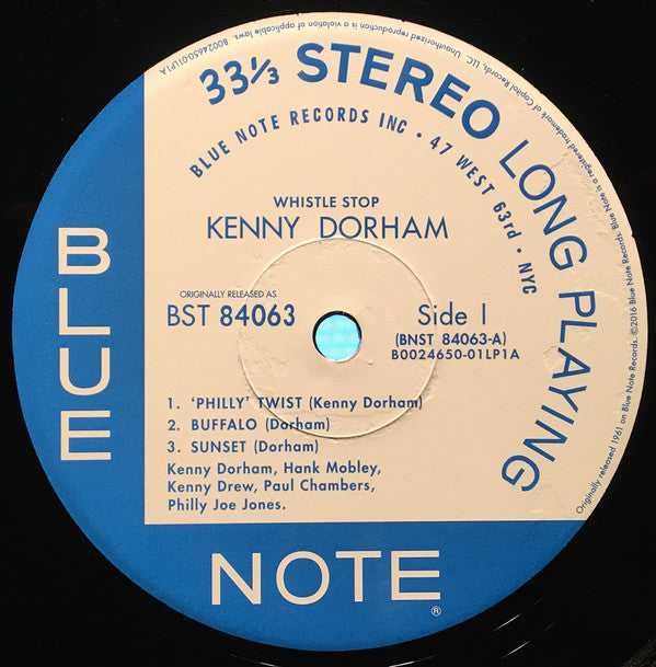 Kenny Dorham : Whistle Stop (LP, Album, Ltd, RE, RM, Gat)