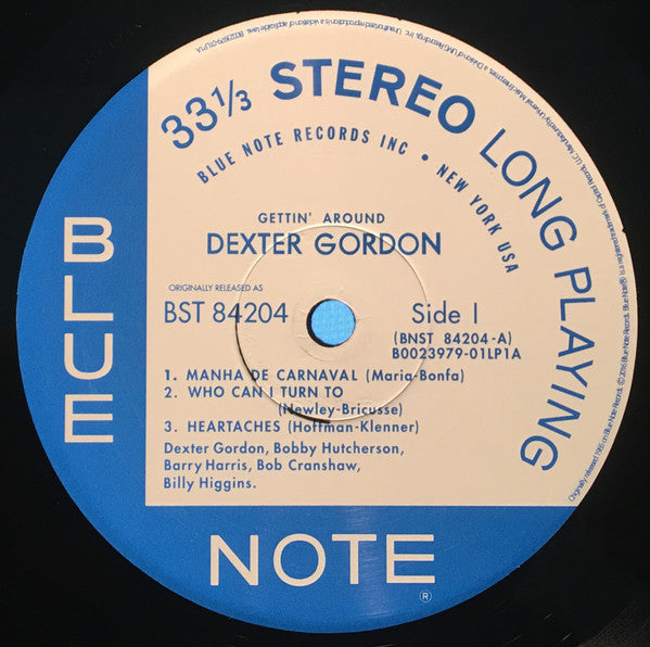 Dexter Gordon : Gettin' Around (LP, Album, Ltd, RE, RM, Gat)