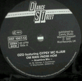 Ozo Featuring Gypsy MC K-Jam : Om Mani Padmi Hom (12")