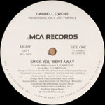 Darnell Owens : Since You Went Away (12", Single, Promo)