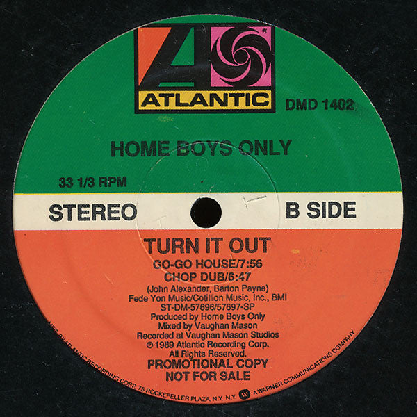 Home Boys Only : Turn It Out (12", Promo)