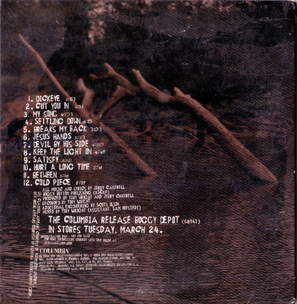 Jerry Cantrell : Boggy Depot (CD, Album, Promo)