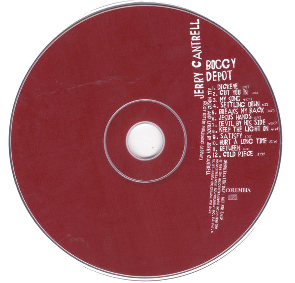 Jerry Cantrell : Boggy Depot (CD, Album, Promo)
