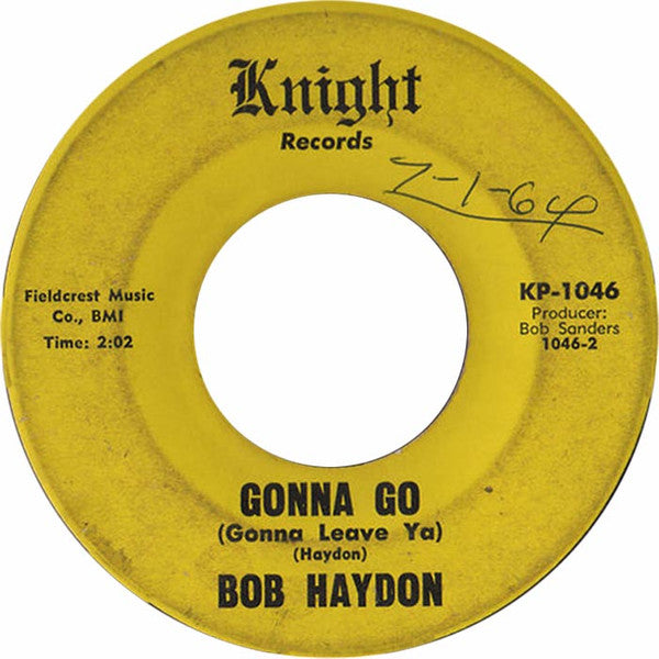 Bob Haydon : Suzanne / Gonna Go (7")