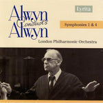 the album cover for M. Alwyn - Symphonies 1 & 4