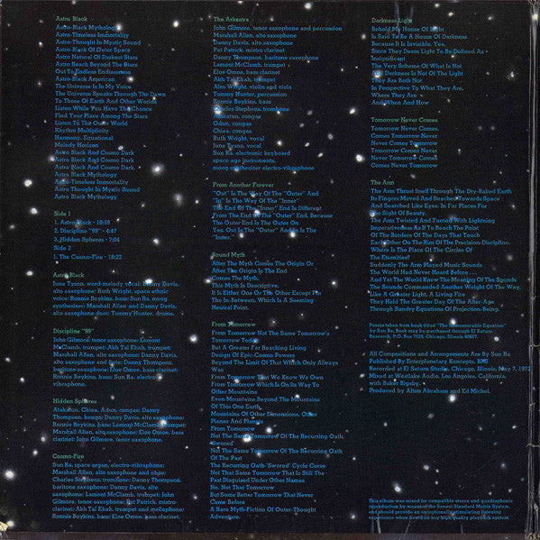 Sun Ra : Astro Black (LP, Album, Quad)