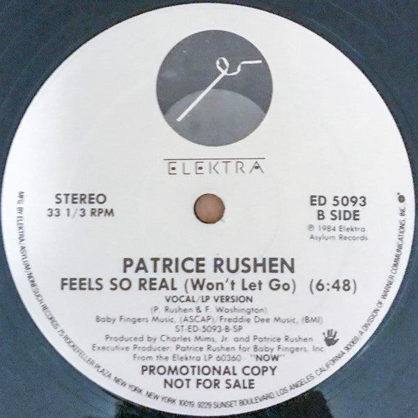 Patrice Rushen : Number One (12", Single, Promo, Spe)