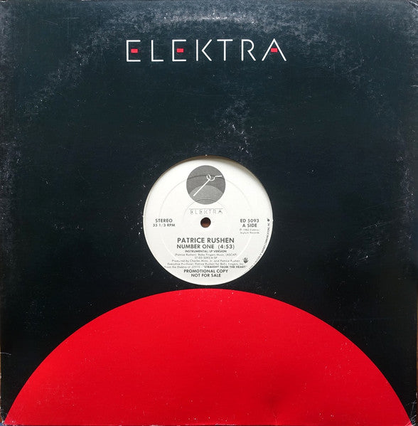 Patrice Rushen : Number One (12", Single, Promo, Spe)