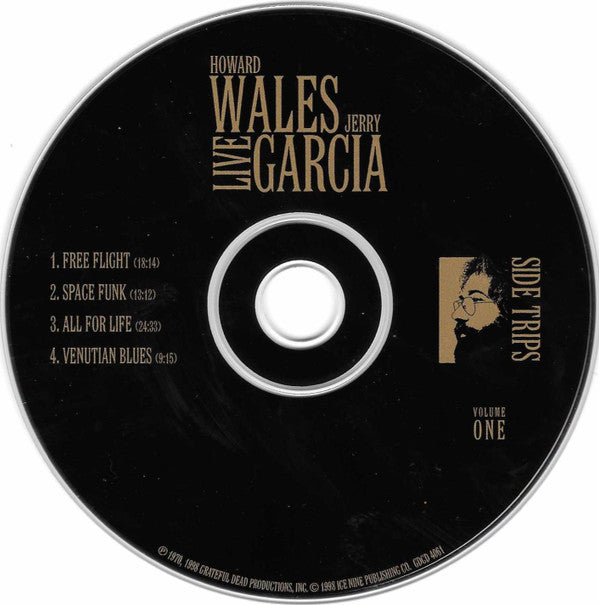 Howard Wales And Jerry Garcia : Howard Wales And Jerry Garcia Live: Side Trips Volume One (CD, Album)
