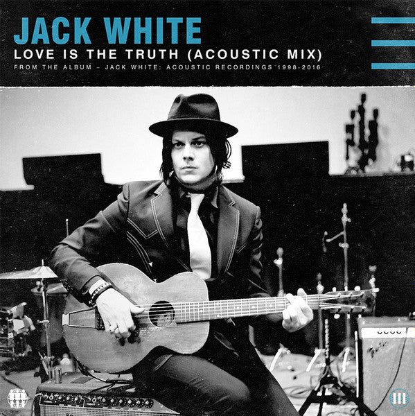 The White Stripes, Jack White (2) : City Lights b/w Love Is The Truth (7", Blu)
