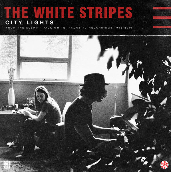 The White Stripes, Jack White (2) : City Lights b/w Love Is The Truth (7", Blu)