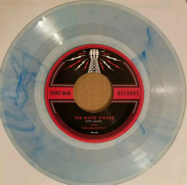 The White Stripes, Jack White (2) : City Lights b/w Love Is The Truth (7", Blu)