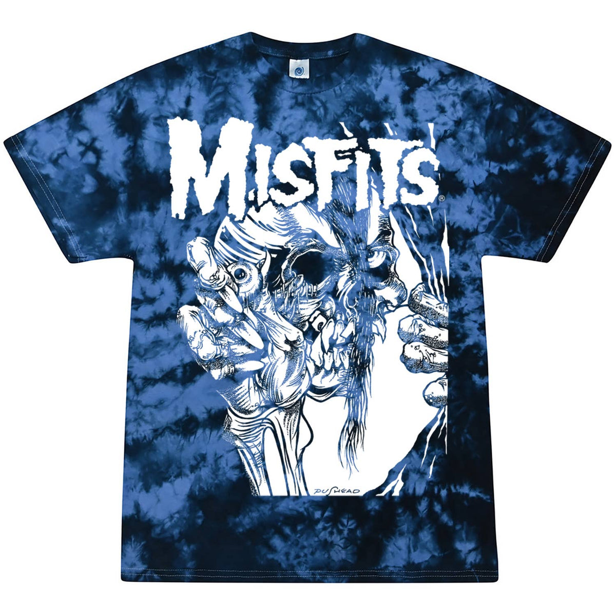 Misfits - Eyeball Blue Tie Dye - Graphic Tee