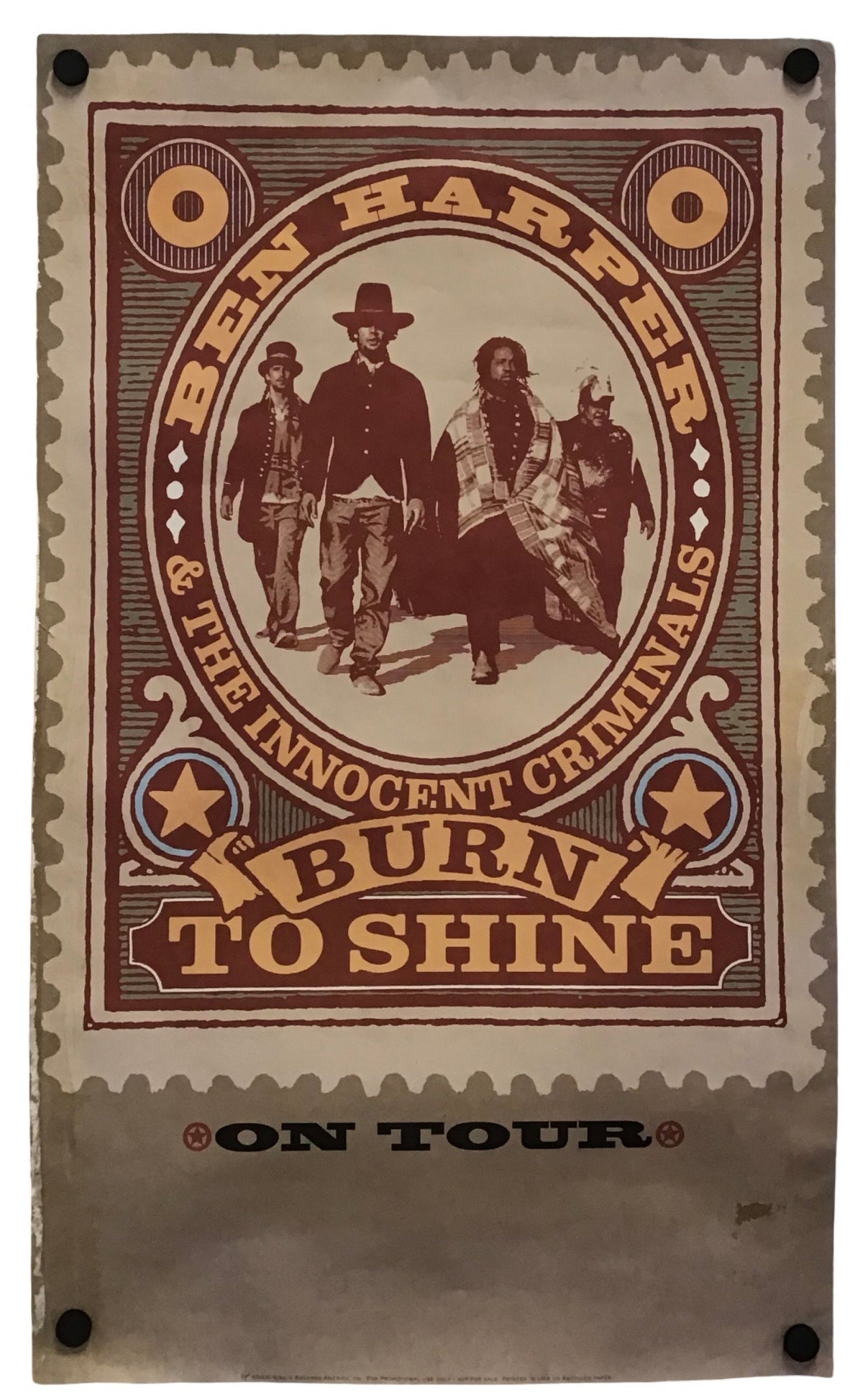 Ben Harper & The Innocent Criminals - Burn To Shine Promo Poster