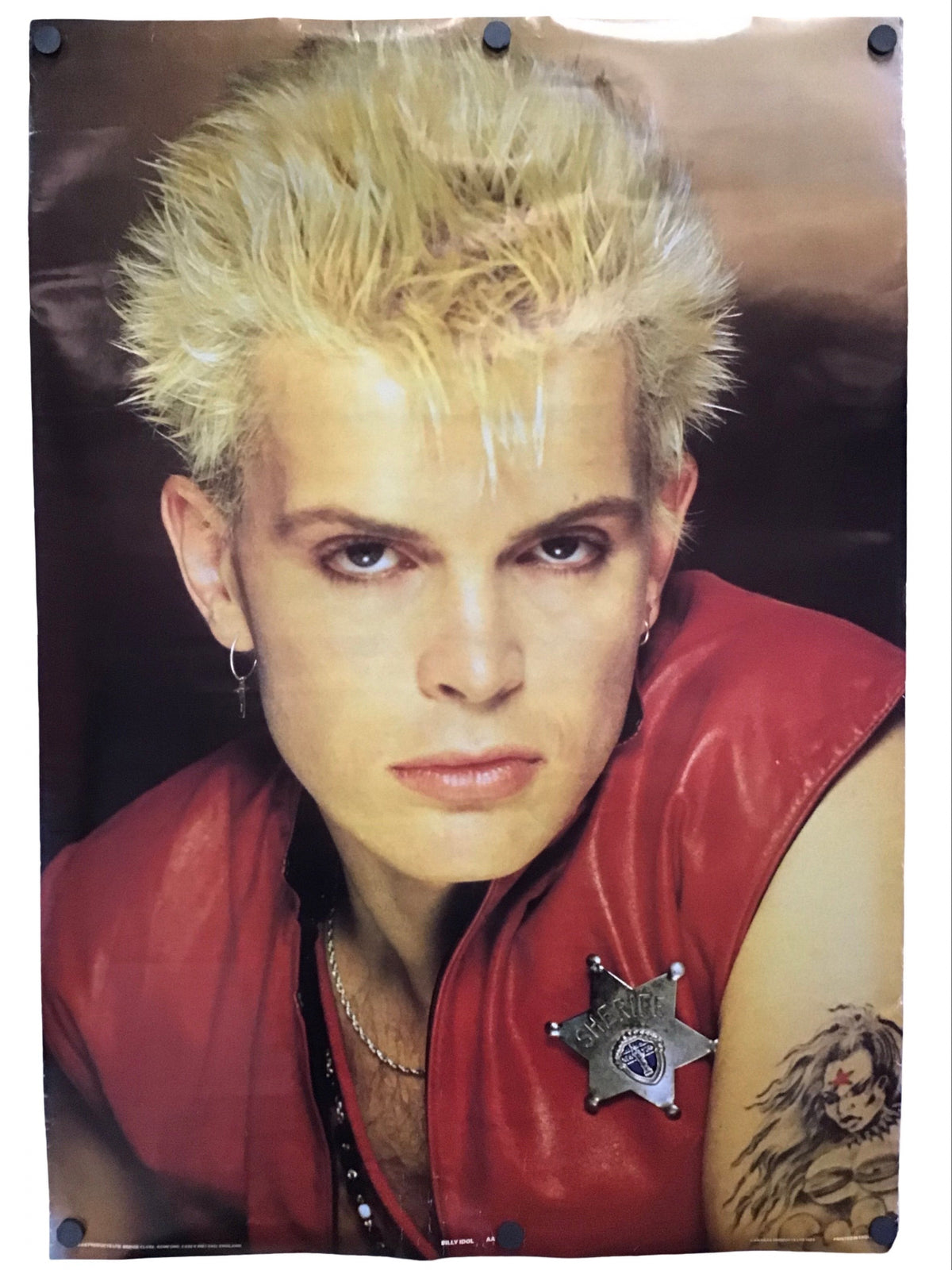 Billy Idol - Glam Poster