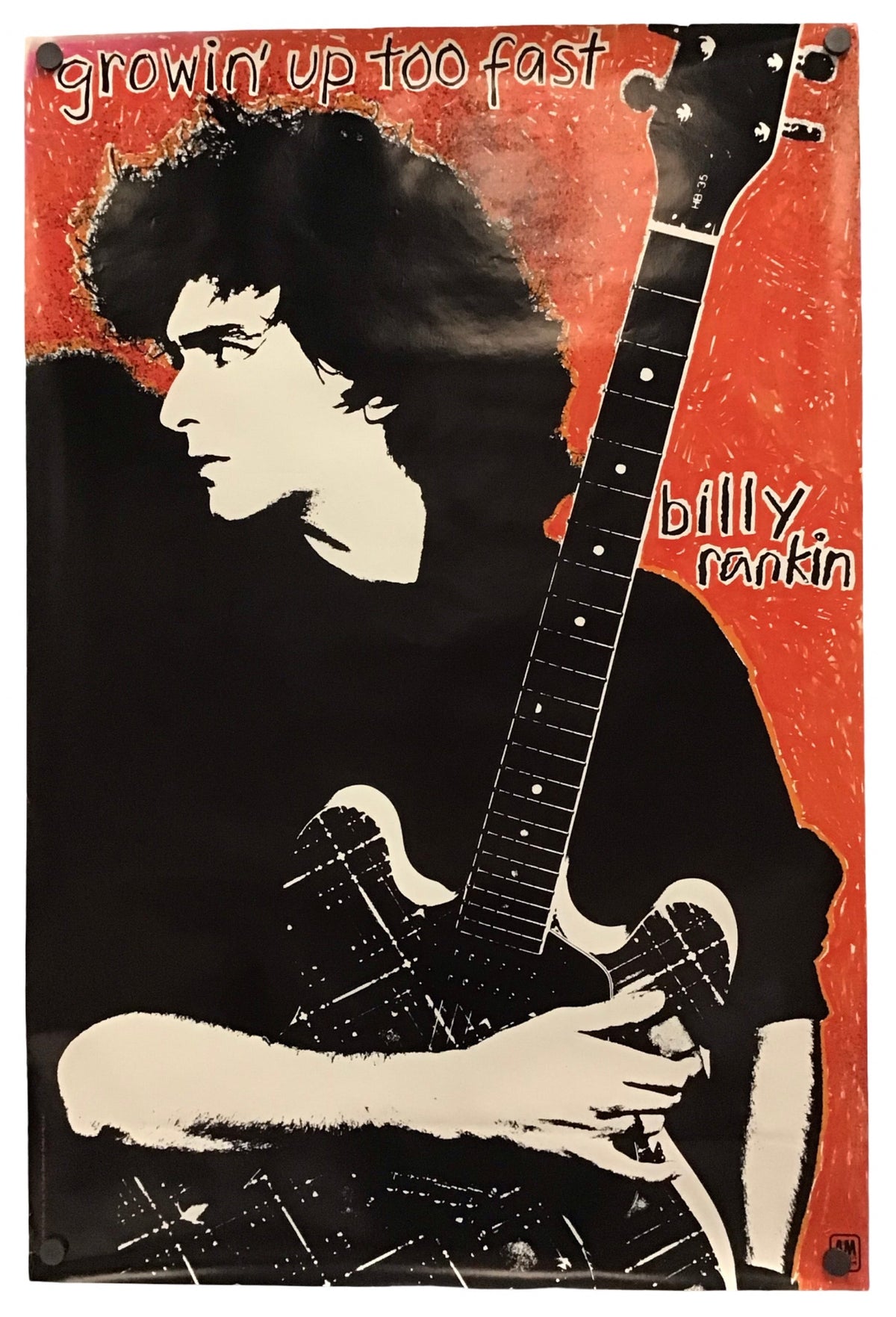 Billy Rankin - Growin' Up Too Fast Promo Poster