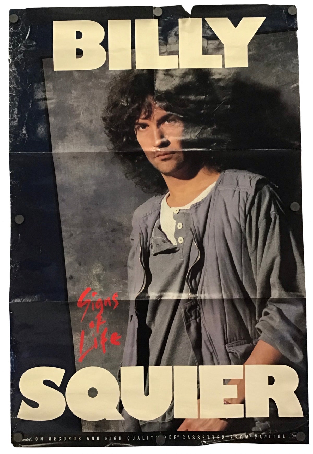Billy Squier - Signs of Life Promo Poster