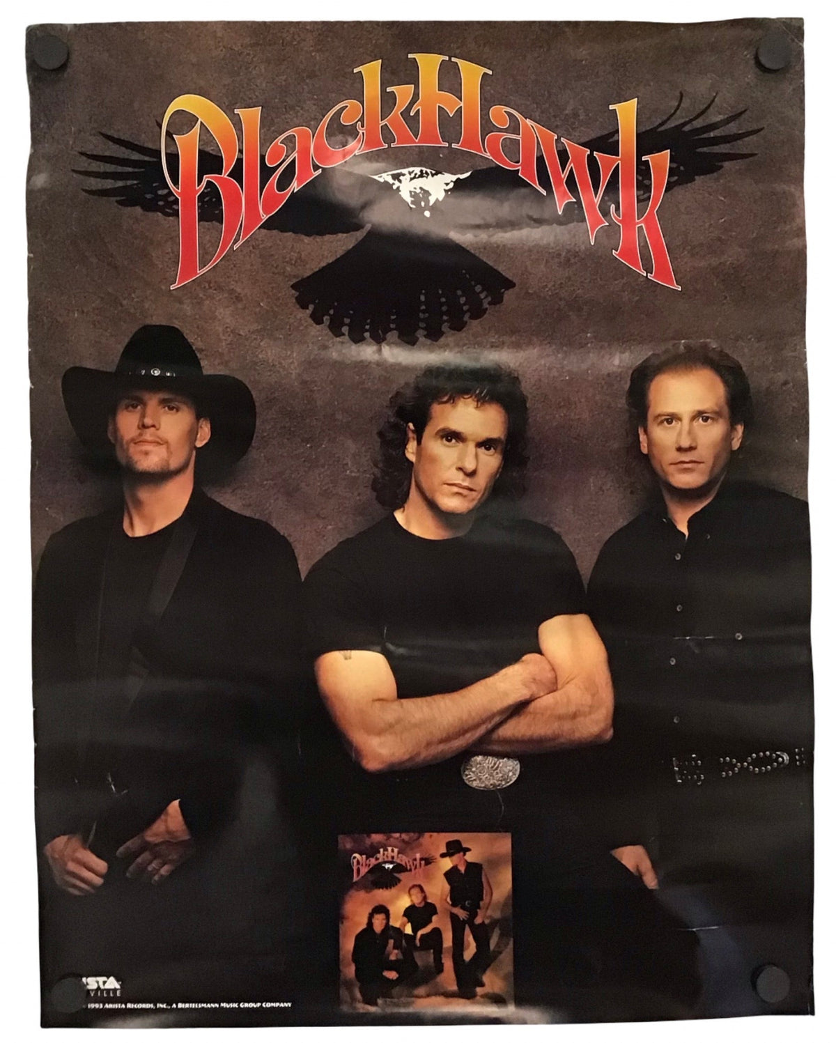 Blackhawk - Self-titled Debut Album Promo Poster