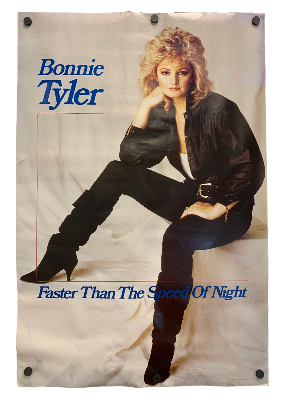 Bonnie Tyler - Faster Than the Speed of Night Promo Poster