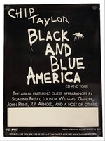 Chip Taylor - Black and Blue America Promo Poster