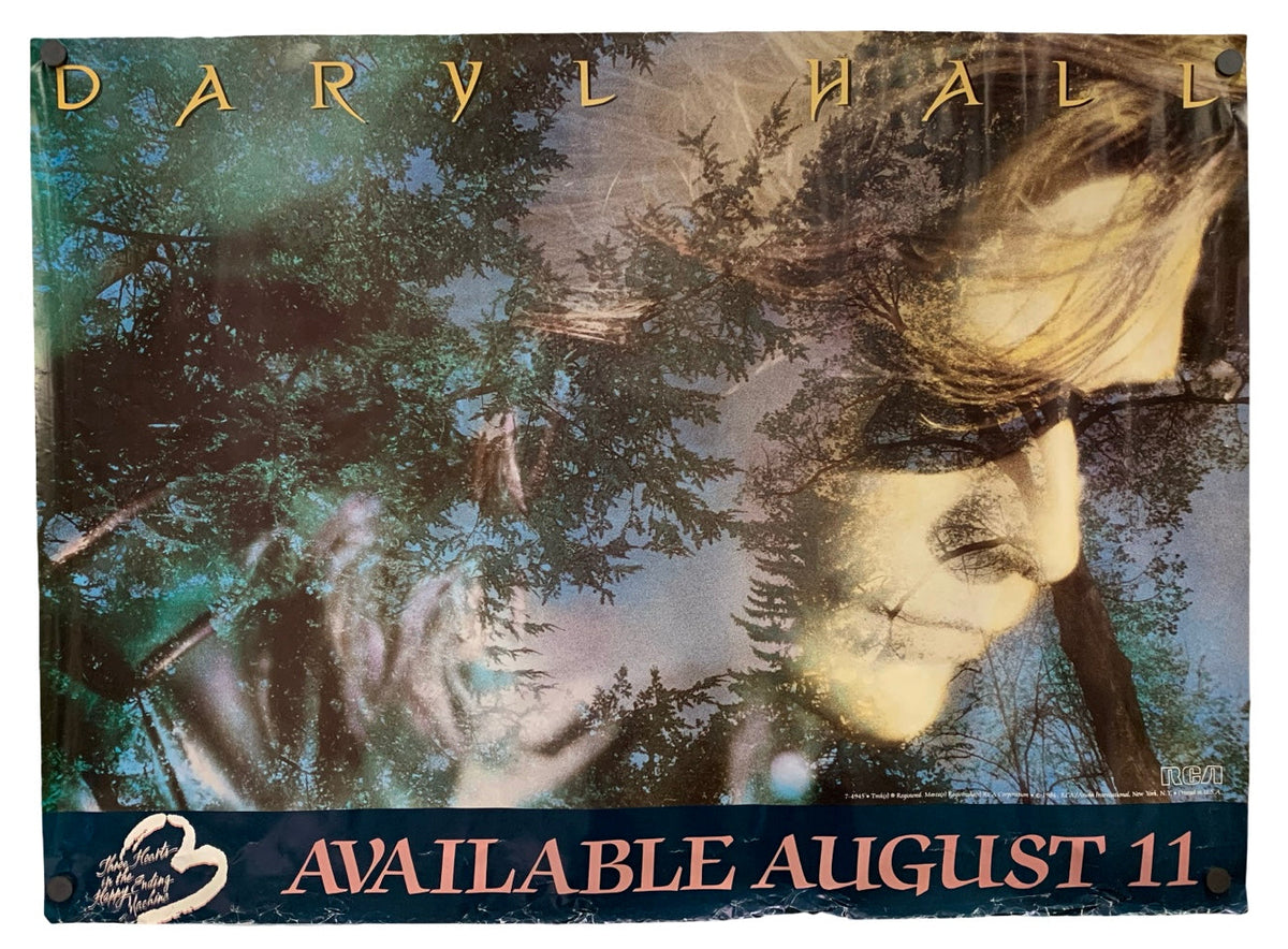 Daryl Hall - Promo Poster for Three Hearts in the Happy Ending Machine