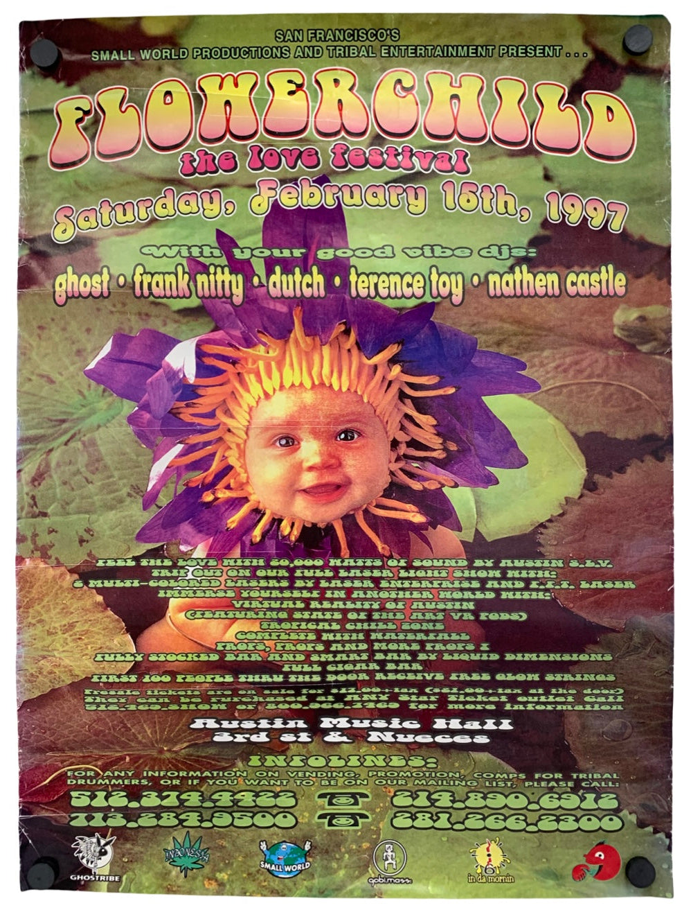 Flowerchild - 1997 Love Festival Promo Poster