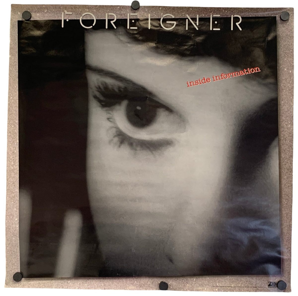 Foreigner - Inside Information Promo Poster