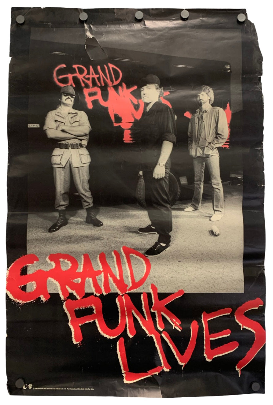 Grand Funk Railroad - Grand Funk Lives Promo Poster