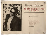 Harry Devoto - Jerky Versions of the Dream Promo Poster