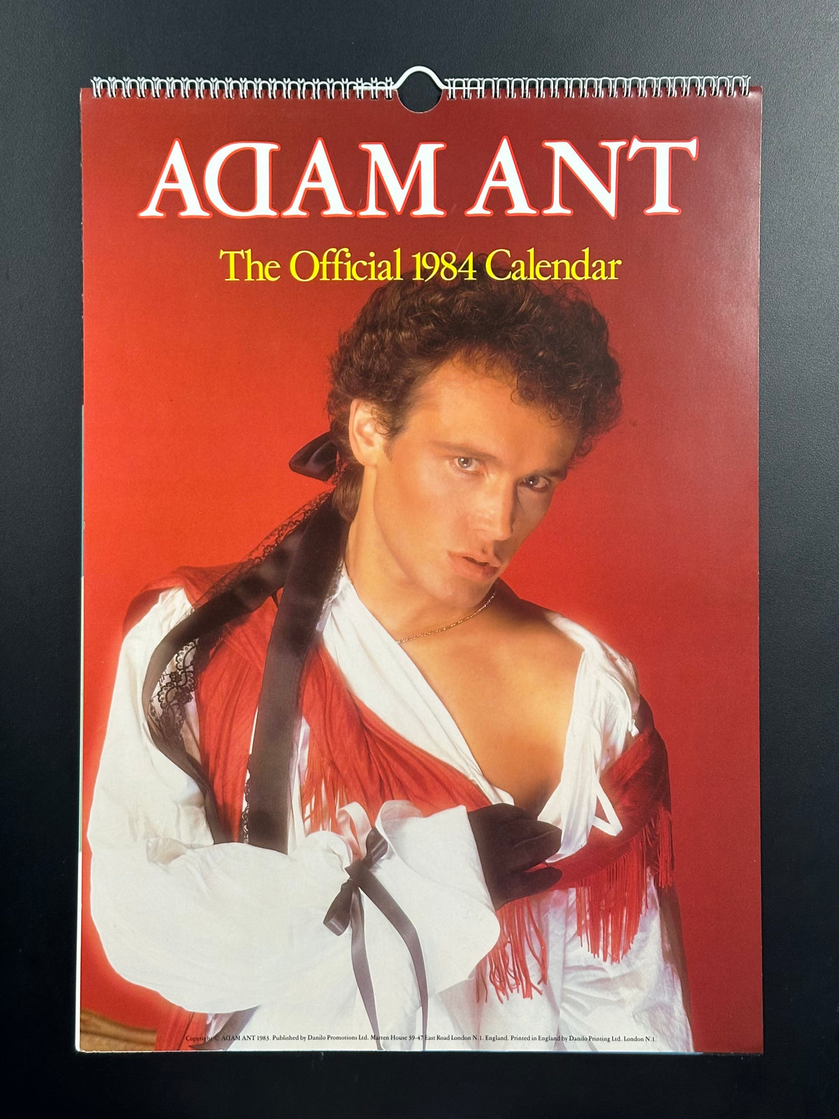 アダム・アント 1984年カレンダー