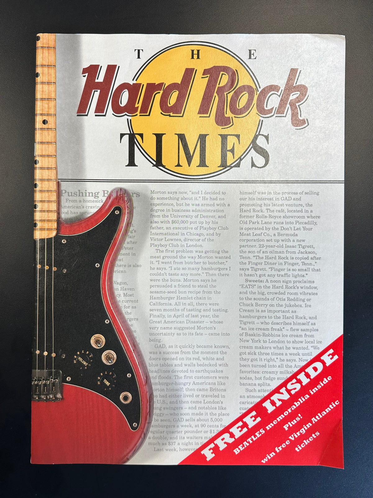 ハードロックカフェタイムズロンドン20周年記念パッケージ + キャバーンクラブブリックダスト