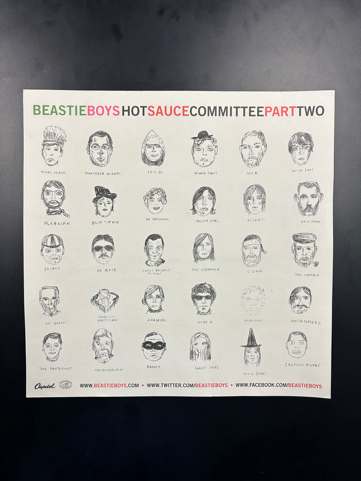 Beastie Boys - Hot Sauce Committee Double Sided Poster Flat