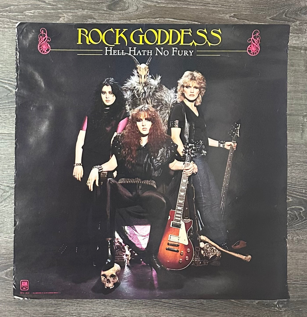 Póster promocional vintage de la Diosa del Rock - El Infierno No Tiene Furia, 1984